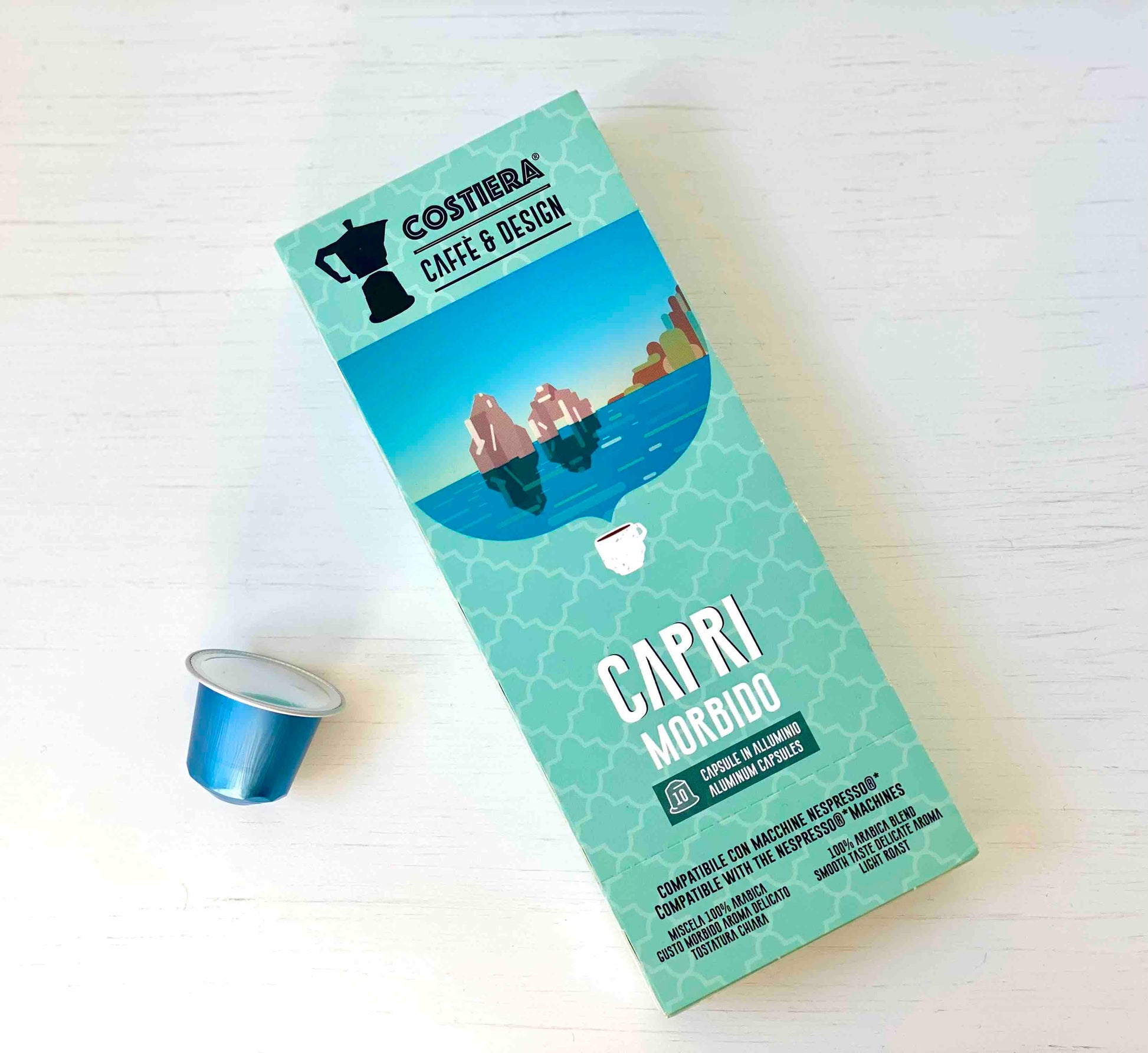 capsule caffè alluminio compatibili Nespresso Capri