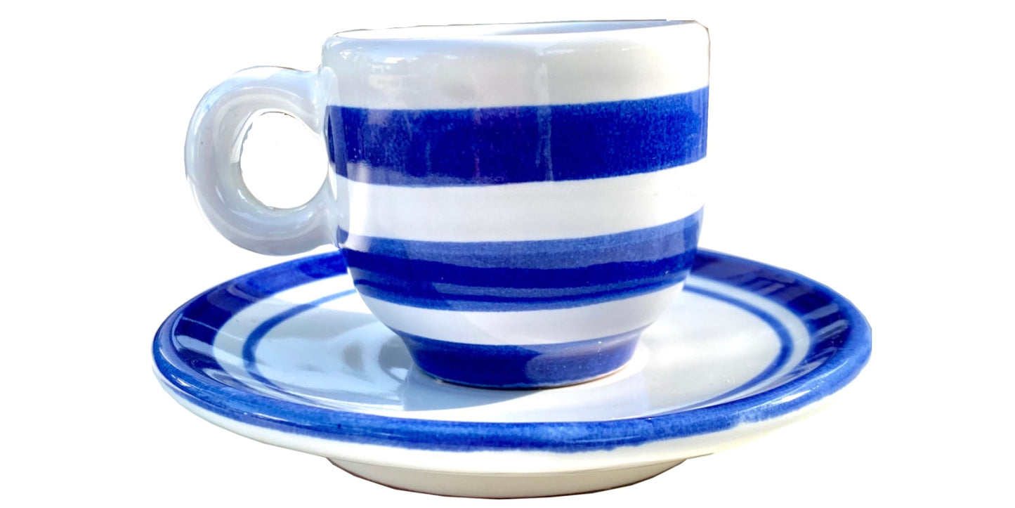 Blue coffee cup 